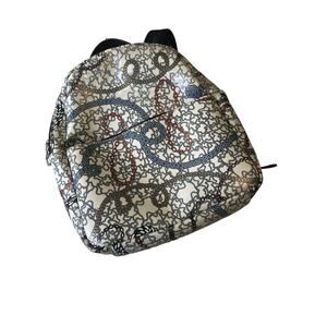 TOUS Kaos Icon Mochila Cream Gold multicolored Leather Backpack Chain Link